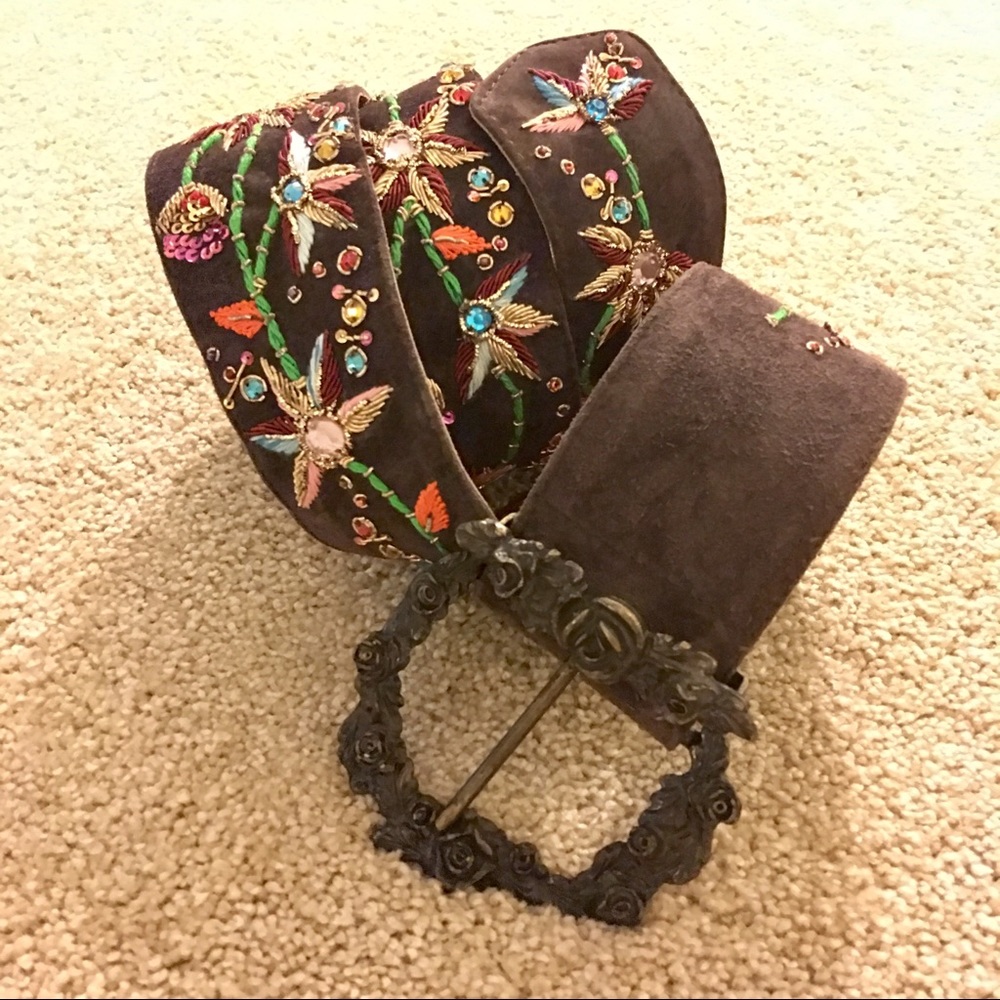 Handmade embroidery belt
